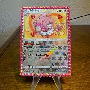 Embellished Pokémon Card - Blissey 102/145